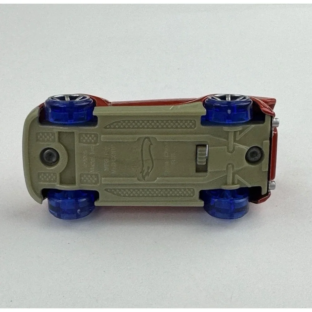 Hot Wheels Nitrium 2005 McDonalds Happy Meal‎ Metallic Red Blue Wheels Toy Car
